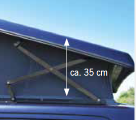 VW T4 pop-up roof, short wheelbase - VW California TEAM