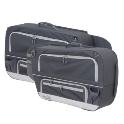 Organizer torby okienne VW Caravelle / Transporter (od 2025) / Ford Tourneo Custom – praktyczne torby do camper vana, jasnoszary / antracyt 2 szt.