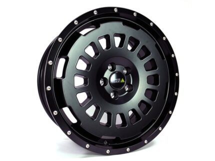 TWIN-MONOTUBE-PROJEKT-AT20 ZERO – felgi 9x20” Satin Black, satynowa czerń bez pierścienia ochronnego do VW T5 / T6 / T6.1, V-Class / Vito
